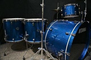 Drums sets Used Tama Starclassic Maple 4pc Blue Sparkle Lacquer 