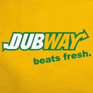 DUBWAY T Shirt I Love DUB STEP DUBSTEP remix dance MUSIC cd TEE