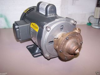 baldor 1 3 hp bronze centrifugal pump 3 8 x 3 8 npt one day shipping 
