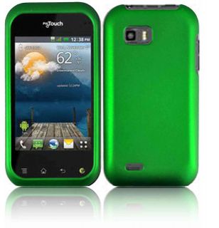 For LG Eclypse C800G Solid Leaf Green Snap on Hard Case Phone Cover