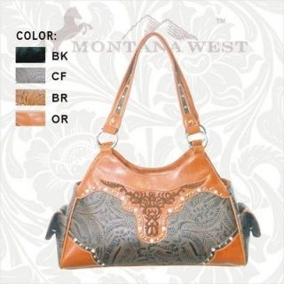  West American Cowgirl Texas Fanatic Longhorns Collection Handbag New