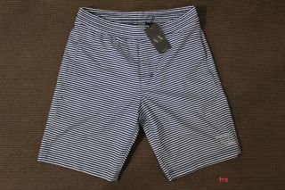 Armani Exchange men Navy Blue Stripe Swim Board shorts Swimwear