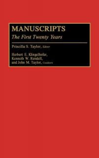 Manuscripts The First Twenty Years 1984, Hardcover