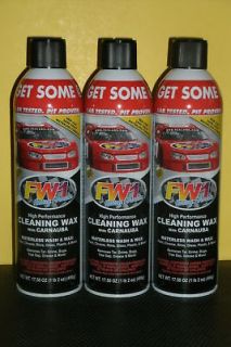 fw1detail cleaner waterless wax 3 cans the real deal racing