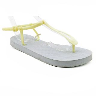 Lacoste Lemara Womens Size 10 White Rubber Flip Flops Sandals Shoes 