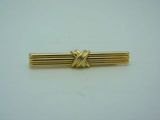 Tiffany & Co. 18k / 750 Yellow Gold Tie Clip 1992 Design $999. obo 