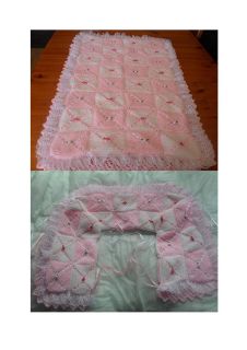 cot blanket and bumper double layer knitting pattern time left