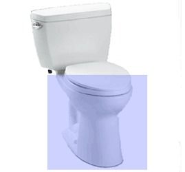    11 Drake Insulated Toilet Tank with Bolt Down Lid Colonial White