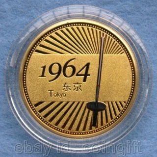 rare 1964 tokyo olympics torch commemorative coin from china time
