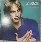 tom verlaine words from the front great e+ promo lp