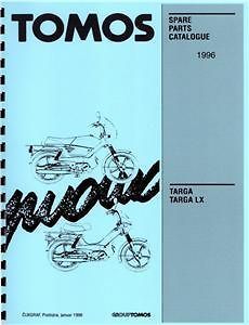 tomos targa targa lx moped parts manual 1996 time left