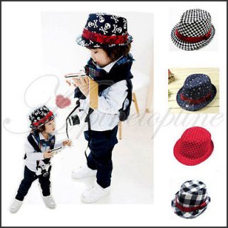   Kids Baby Boys Girls Cap Fashion Photography Fedora Hat Top Sale