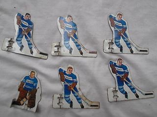    Canadian Hockey All star lot of 6 Toronto team metal game pieces