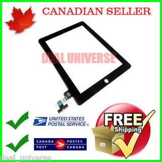 Black Brand New Digitizer Touch Screen Replacement Glass for iPad 2