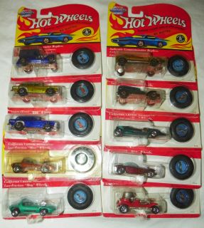 Hot Wheels Vintage Collection with Matching Collector Button   Lot of 