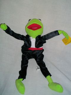 18 Toy Factory MUPPETS KERMIT THE FROG in Tuxedo Stuffed Animal Plush 