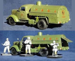 CHINA PLA ARMY MILITARY GAS Fuel TRUCK CA10 No Smooking 136 Car MODEL 