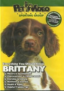brittany spaniel dvd dog training puppy new pet video time