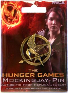 Hunger Games Movie Prop Mockingjay Pin + FREE Autograph Copy