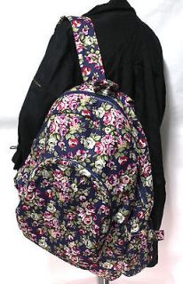 Paisley Backpack fabric Bookbag Ethnic Flower Bohemian chic school bag 