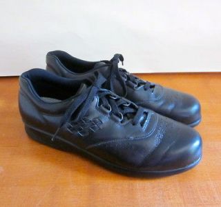 SAS Free Time BLACK Oxford Comfort Womens Shoes 9.5 S N EUC