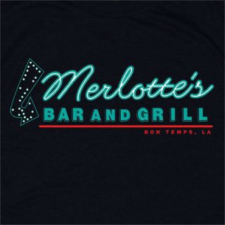 Merlottes Bar & Grill   True Blood T Shirt  Adult S XL