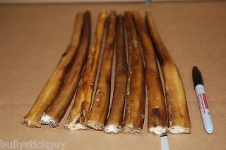 Newly listed 25ct 12 THICK Free Range Bully Sticks, Low Odor