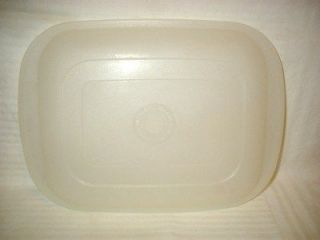 Tupperware Ultra 21 Microwave Dish Lid Only 10 x 7 Replacement Seal 