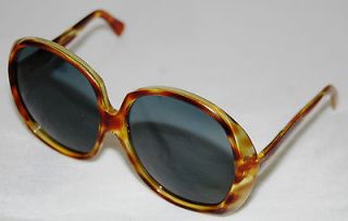 vintage 1960s italian designer sun glasses brown