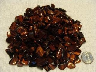 polished red tigereye gemstones tumbled stones 1 lb about 150