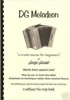 melodeon accordion tutor book a crash course for beginners a