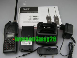 two way radio icom ic v82 fm interphone portable walkie