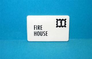   Fisher Price Little People Village Mail Letter #1 Fire House ~ VHTF