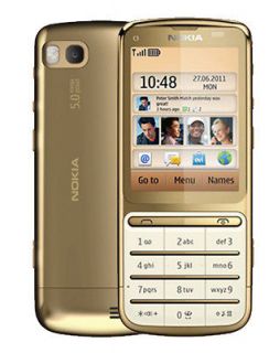   C3 01 Gold Edition (Unlocked) C Series Cellular Phone + Free Gifts