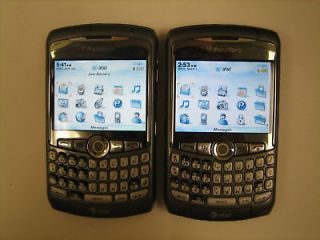 Lot 2 BlackBerry Curve 8310 Unlocked Good Condition GSM (G1)