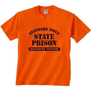 Halloween T Shirt Standard Issue State Prison Halloween Costume Funny 