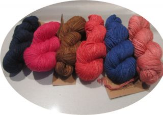 sk Manos del Uruguay Silk Blend Semi Solid Yarn   6 color choices