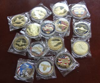   Different Military Aircraft / Challenge Coins /S510 / USAF / USN