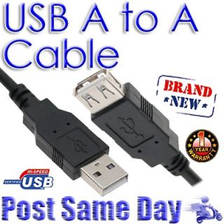 USB V 2.0 Type A Male To Female Extension Plug Cable Lead 0.5M 1M 1.5M 
