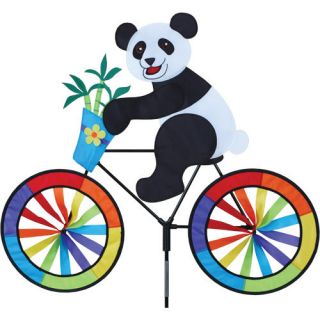 panda bear on bicycle yard spinner by premier one day