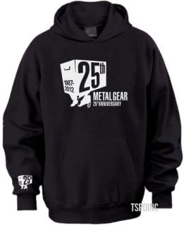 metal gear solid anniversary edition t shirt black hooded sweater