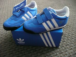   Dragon CF I Blue/White Velcro Toddlers Kids Boys Youth Shoe Size 10 K