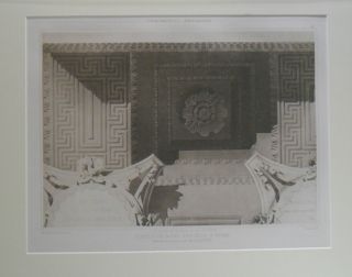 1887 DEspouy Architecture Print   Temple De Mars Vengeur Ancient 