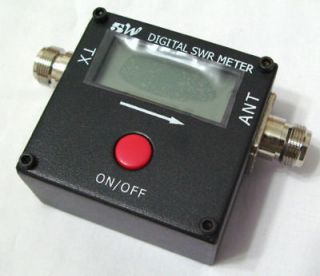 Digital VHF UHF Power & SWR Meter for FT 8800R FT 8900R Radio RED DOT 
