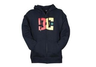 brand new dc star zh1 zip hoodie black rasta