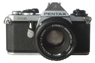Pentax ME Super 35mm SLR Film Camera with 50mm Lens