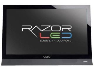 vizio 22 edge lit razor tv with led lcd time