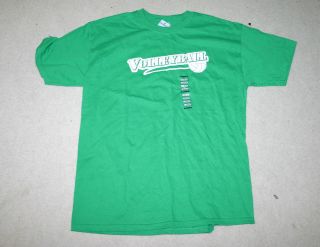 NWT Womens Volleyball Scheels T Shirt sz L Green Short Sleeve