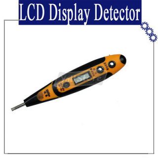 New LCD Display Detector Electric Tester Pen Tool No Batteries Double 