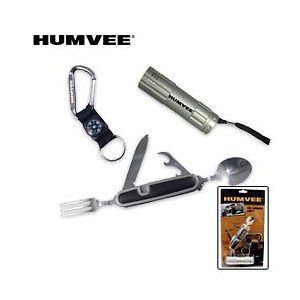Humvee camper tools combo kit, bug out bag survive the zombie invasion 